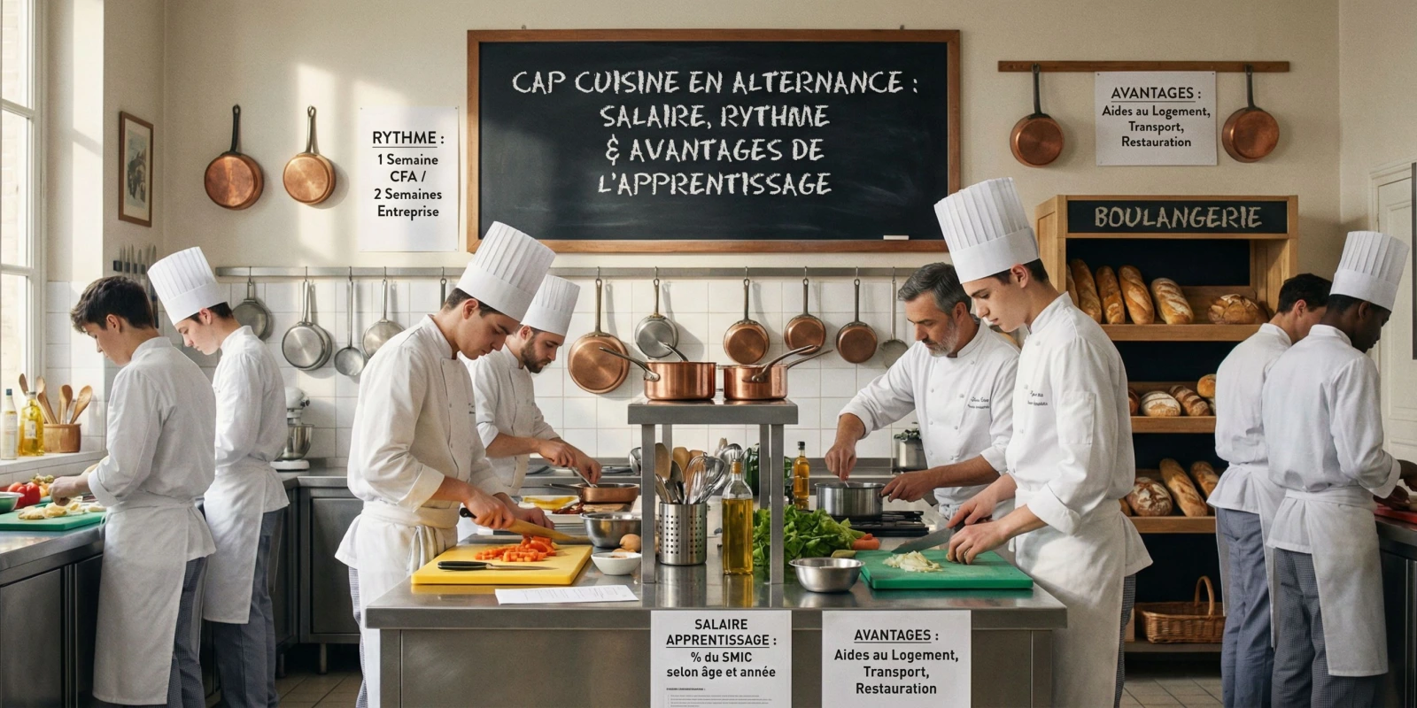 CAP Cuisine en Alternance : Salaire, Rythme et Avantages de l'Apprentissage
